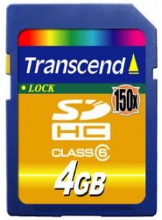 Transcend microSDHC class 2 4Gb -  1