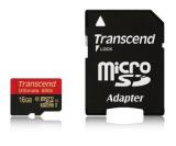Transcend 16 GB microSDHC class 10 UHS-I Ultimate + SD Adapter TS16GUSDHC10U1 -  1