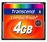 Transcend 4 GB 133X CompactFlash Card -  1