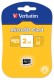 Verbatim 2 GB microSD (44001) -   1