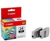 Canon BCI-24Bk (twin pack) -  1