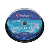 Verbatim CD-R 700MB 52x Cake Box 10 (43429) -  1