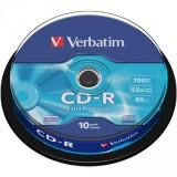 Verbatim CD-R 700MB 52x Cake Box 10 (43437) -  1