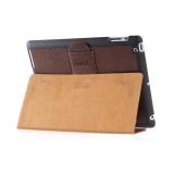 i-Carer  Genuine Leather for Apple iPad 2/3/4 Brown RID202 -  1