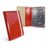 Tuff-luv Slim-Stand  iPad 2/3 Polka-Hot Red -  1