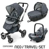Concord Neo Travel Set Graphite Grey -  1