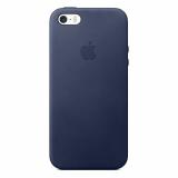 Apple iPhone SE Leather Case - Midnight Blue (MMHG2) -  1