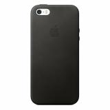 Apple iPhone SE Leather Case - Black (MMHH2) -  1