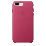 Apple iPhone 8 Plus / 7 Plus Leather Case - Pink Fuchsia (MQHT2) -  1