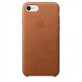 Apple iPhone 8 / 7 Leather Case - Saddle Brown (MQH72) -  1