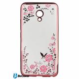 BeCover Flowers Series for Meizu M5 Pink (701302) -  1