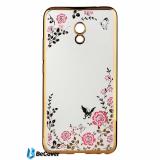 BeCover Flowers Series for Meizu MX6 Gold (701307) -  1