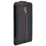 CG Mobile Ferrari Leather Flap Case Montecarlo for iPhone 4/4S (FEMTFLP4BL) -  1