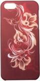 Drobak Elastic PU Apple Iphone 5 (Red flower) (210256) -  1