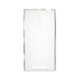 Drobak Elastic PU Nokia Lumia 830 White/Clear (215184) -  1
