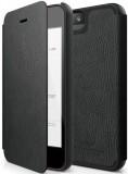 Elago iPhone 5 Leather Flip Case black (ELS5LE-BK) -  1