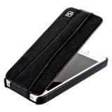 i-Carer Classic Leather case iPhone 5 Black -  1
