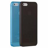 Ozaki O!coat 0.3 Jelly 2in1 for iPhone 5/5S/5SE Black/Blue (OC534KB) -  1