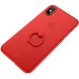 Rock Ring Holder Case iPhone X Red -  1