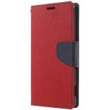 Toto Book Cover Mercury Samsung Galaxy A3 A310 2016 DS Red -  1