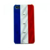 White Diamonds Flag France for iPhone 4/4S (1110FLA02) -  1