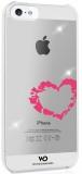 White Diamonds Lipstick Heart for iPhone 5 (1210LIP61) -  1