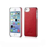 XOOMZ Apple iPhone 5/5S/SE Litchi Pattern Leather Electroplating Red -  1