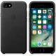 Apple iPhone 7 Leather Case - Black MMY52 -   2