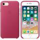 Apple iPhone 8 / 7 Leather Case - Pink Fuchsia (MQHG2) -   2