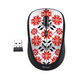 Trust Yvi Wireless Mouse Ukrainian style snow White USB -  1