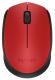 Logitech M171 Wireless Mouse Red-Black USB -   1