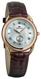 Seculus 1653.2.106 pvd-r case, white dial, brown leather -  1