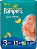 Pampers Active Baby Midi 3 (15 .) -  1