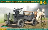 ACE IF-5 horse drawn wagon (Type 36) with Zwillingslafette 36 (72510) -  1