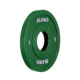 Eleiko Olympic WL Comp./Training Disc 1kg, RC (124-0010R) -  1