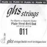 GHS Strings 011 SINGLE PLAIN BALLEND -  1