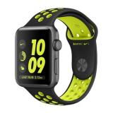 Apple Watch Nike+ 38mm Space Gray Aluminum Case with Black/Volt Nike Sport Band (MP082) -  1