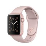 Apple Watch Series 1 38mm Rose Gold Aluminum Case with Pink Sand Sport Band (MNNH2) -  1