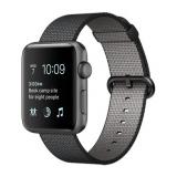 Apple Watch Series 2 42mm Space Gray Aluminum Case with Black Woven Nylon Band (MP072) -  1