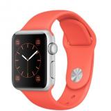 Apple Watch Sport 38mm Silver Aluminum Case with Apricot Sport Band (MMF12) -  1