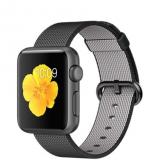 Apple Watch Sport 38mm Space Gray Aluminum Case with Black Woven Nylon (MMF62) -  1