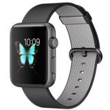 Apple Watch Sport 42mm Space Gray Aluminum Case with Black Woven Nylon (MMFR2) -  1