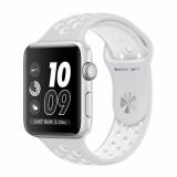 Apple Watch Nike+ 42mm Silver Aluminum Case with Pure Platinum/White Nike Sport Band (MQ192) -  1