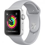 Apple Watch Series 3 (GPS) 42mm Silver Aluminum w. Fog Sport B. - Silver (MQL02) -  1