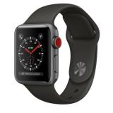 Apple Watch Series 3 GPS + Cellular 38mm Space Gray Aluminum w. Gray Sport B. (MR2W2) -  1