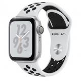 Apple Watch Nike+ Series 4 GPS 40mm Silver Alum. w. Platinum/Black Nike Sport b. Silver Alum. (MU6H2) -  1