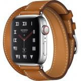 Apple Watch Hermes Series 4 GPS + Cellular 40mm Fauve Barenia Leather Double Tour (MU6P2) -  1