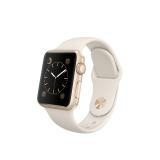 Apple 38mm Gold Aluminum Case with Antique White Sport Band (MLCJ2) -  1