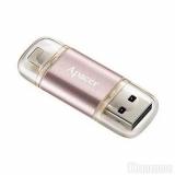 Apacer 16 GB AH190 Lightning Dual USB 3.1 Rose Gold (AP16GAH190H-1) -  1