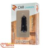 2E Dual USB Car Charger 3.4A, black (-ACRT40-34B) -  1